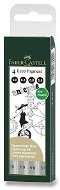 Faber-Castell Ecco Pigment Pigmentierte Tinte - 0,1 mm, 0,3 mm, 0,5 mm, 0,7 mm - 4er-Set - Marker