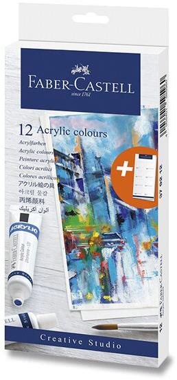 FABER-CASTELL, tubusban, 12 szín
