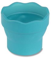 Brush Holder Cup FABER-CASTELL Click & Go, turquoise - Kelímek na štětce
