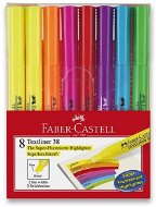 FABER-CASTELL Textliner 38 superfluoreszierend, 8 Farben - Textmarker