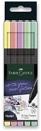 FABER-CASTELL Grip Pastel, 5 barev - Fineliner Pens