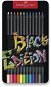 FABER-CASTELL Black Edition gebogen, 12 Farben - Buntstifte