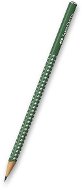 FABER-CASTELL Sparkle B - dreieckiger Graphitstift - grün - Bleistift