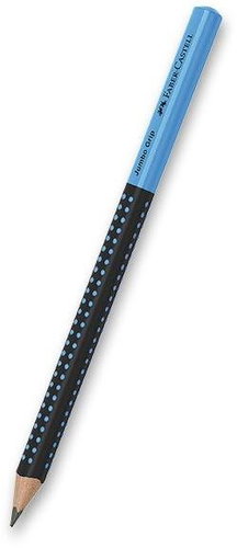 FABER-CASTELL Grip Jumbo TwoTone HB triangular, blue - Pencil - Main image