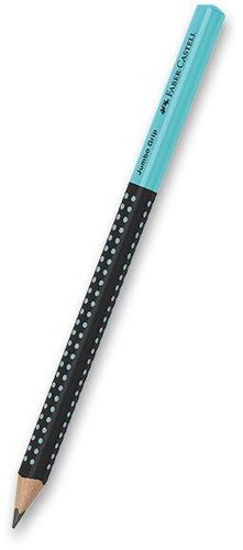 FABER-CASTELL Grip Jumbo TwoTone HB triangular, turquoise - Pencil - Main image