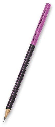 FABER-CASTELL Grip TwoTone HB triangular, pink - Pencil - Main image