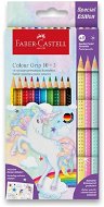 FABER-CASTELL Grip Unicorn, 10+3 Farben - Buntstifte