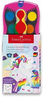 Aquarell-Farben FABER-CASTELL Connector Unicorn, 12 Farben - Vodovky