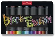 FABER-CASTELL Black Edition fémdobozban, 36 színben - Színes ceruza