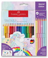 FABER-CASTELL Grip Unicorn, 24 farieb - Pastelky