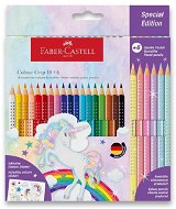 FABER-CASTELL Grip Unicorn, 24 Farben - Buntstifte