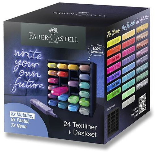 FABER-CASTELL Textliner 46, 24 Farben - Textmarker - Hauptbild
