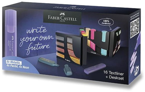 FABER-CASTELL Textliner 46, 16 Farben - Textmarker - Hauptbild