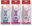 B, triangular, random color - pack of 2