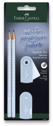 FABER-CASTELL Sparkle Set Sky Blue - Schreibutensilien-Set - Hauptbild