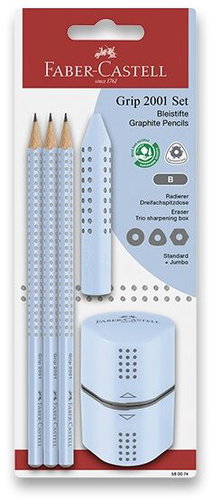 FABER-CASTELL Grip Set Sky Blue - Schreibutensilien-Set - Hauptbild