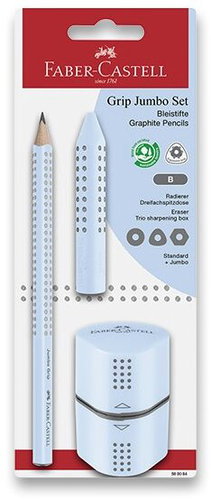 FABER-CASTELL Grip Set Jumbo Sky Blue - Schreibutensilien-Set - Hauptbild