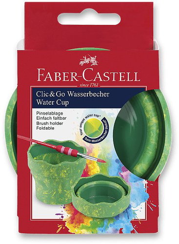 FABER-CASTELL Click & Go Dinosaurus - Pinsel-Becher - Hauptbild