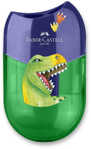 FABER-CASTELL Dinosaurier mit 2 Löchern - Anspitzer - Hauptbild
