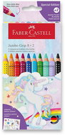 FABER-CASTELL Grip JUMBO Unicorn, 10 colours - Coloured Pencils