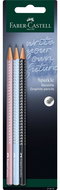 FABER-CASTELL Sparkle Harmony B, triangular - pack of 3 - Pencil