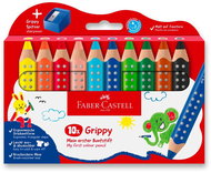 FABER-CASTELL Grippy s ořezávátkem, 10 barev - Coloured Pencils