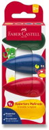 FABER-CASTELL do dlaně, 4 barvy - Wax Crayons
