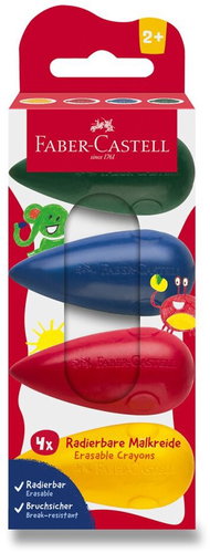 FABER-CASTELL do dlaně, 4 barvy - Wax Crayons - Main image