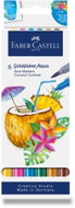 FABER-CASTELL Goldfaber Aqua Dual Marker Coconut oboustranné, 6 barev - Markers