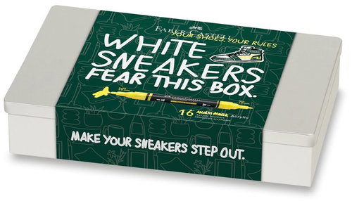 FABER-CASTELL akrylové 1-3 mm Kicks, 16 barev v plechu - Markers - Main image