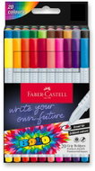 FABER-CASTELL Grip Boldpen, 20 barev - Felt Tip Pens