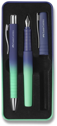 FABER-CASTELL Set Poly Ball Flow Buzzing Blue - Writing Set - Main image