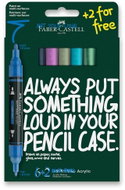 FABER-CASTELL acrylic 1-3mm Frost, 6+2 colours - Marker