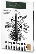 FABER-CASTELL Pitt Artist Pen, set of 8 - Felt Tip Pens