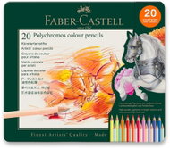 FABER-CASTELL Polychromos in a tin box, 20 colours - Coloured Pencils