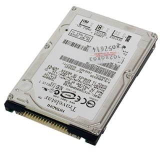 Hitachi 2.5" Travelstar 5K100 20GB, 5400ot, 12ms, 8MB, 9.5mm - Hard Drive - Main image