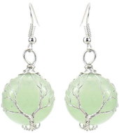 Flor de Cristal La piedra - Avanturine - Earrings