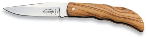 F. Dick 9cm Pocket Folding Knife with Olive Wood Handle - Kitchen Knife - Main image