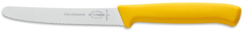 F. Dick Pro Dynamic Multipurpose Knife with Serrated Edge 11cm Yellow - Kitchen Knife - Main image