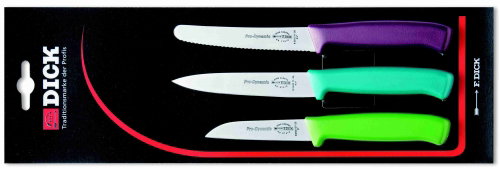 F. Dick ProDynamic colourful 3-piece kitchen knife set - Knife Set - Main image