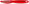 Scraper with Serrated Blade, Red