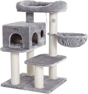FEANDREA 109753 Wooden with plush rest and sisal scratching post 70 × 60 × 112 cm - Cat Scratcher