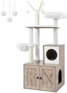 FEANDREA 109782 Wooden 58 × 50 × 140 cm plush resting place - Cat Scratcher