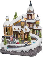 Féric Lights and Christmas Christmas Village, Christmas scene with church and river - Christmas Decoration