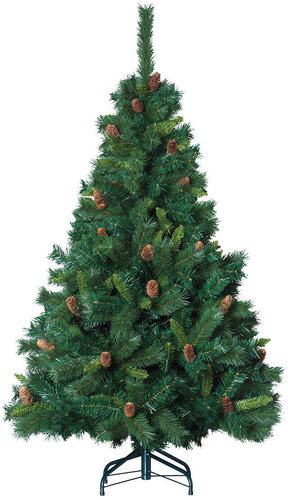 Féric Lights and Christmas, Artificial Christmas tree with pine cones, 210 cm - Christmas Tree - Main image