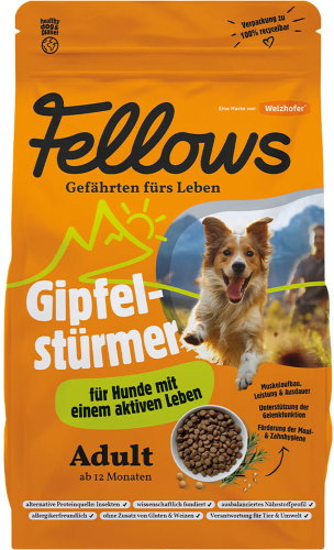 Fellows Insect kibble for active dogs Gipfelstürmer Peak Conqueror 8 kg - Dog Kibble - Main image