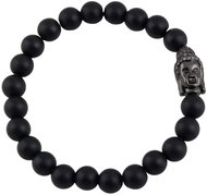 Feng Shui Harmony Meditation bracelet made of black Buddha stone - Bracelet