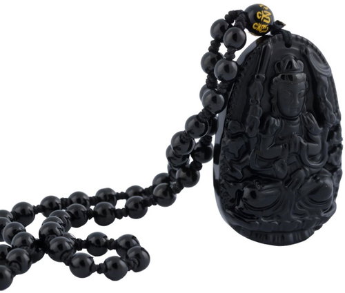 Feng Shui Harmony Meditating Buddha - Necklace - Main image