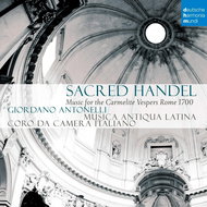 Musica Antiqua Latina: Sacred Handel - Music For the Carmeli - CD - Hudební CD