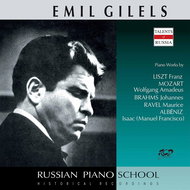 Gilels Emil: Piano Works by Liszt, Mozart, Brahms, Ravel, Albéniz - CD - Music CD